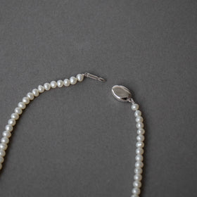 神保真珠商店 連ネックレス VINTAGE 無核 (SILVER 約40cm)［期間限定販売］