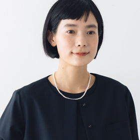 神保真珠商店 連ネックレス VINTAGE 無核 (SILVER 約40cm)［期間限定販売］