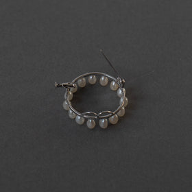 神保真珠商店 ブローチ  サークル L VINTAGE 無核 (SILVER)［期間限定販売］
