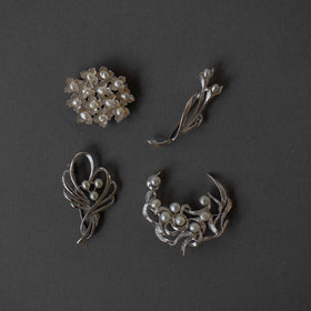 神保真珠商店 ブローチ VINTAGE 無核（SILVER）［期間限定販売］