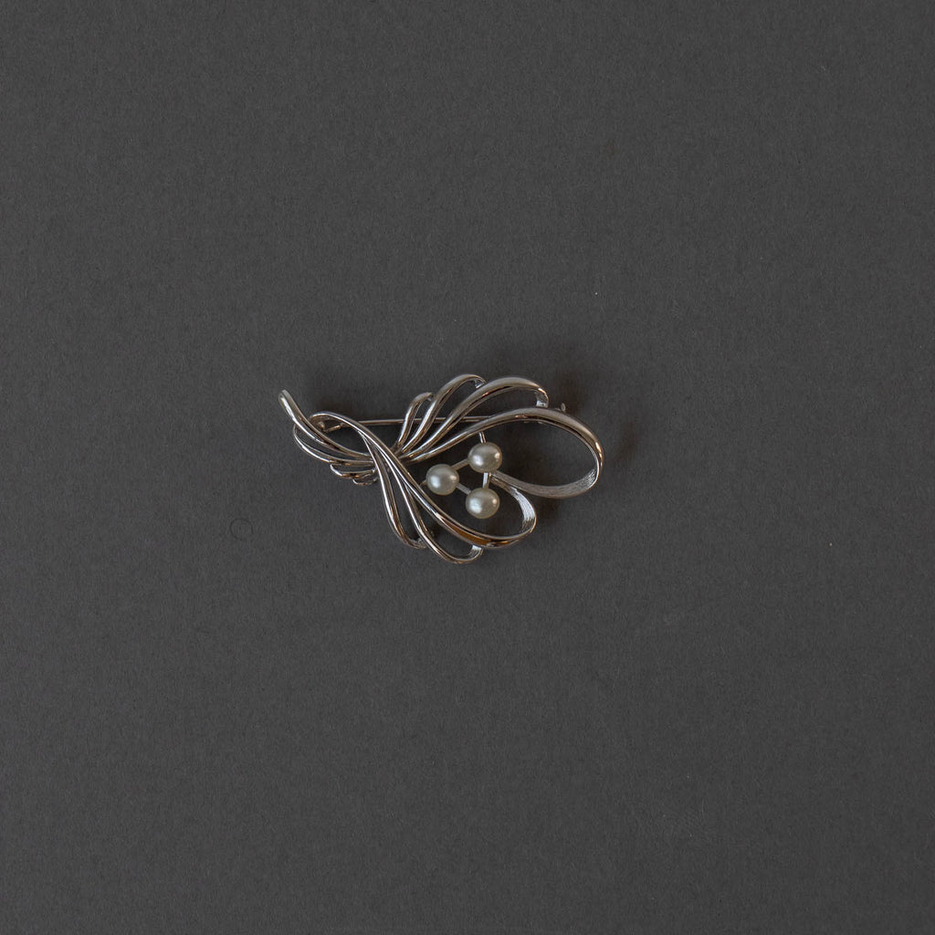 神保真珠商店 ブローチ VINTAGE 無核（SILVER）［期間限定販売］