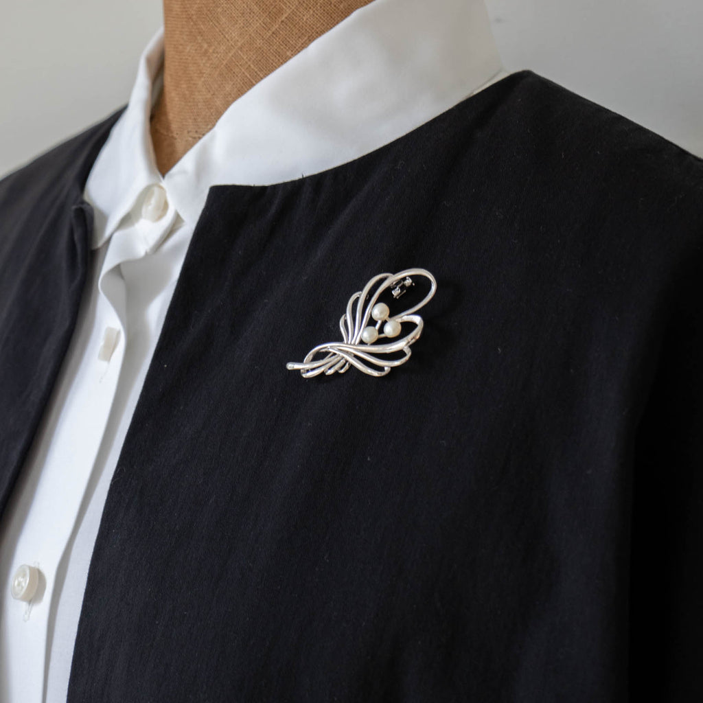 神保真珠商店 ブローチ VINTAGE 無核（SILVER）［期間限定販売］