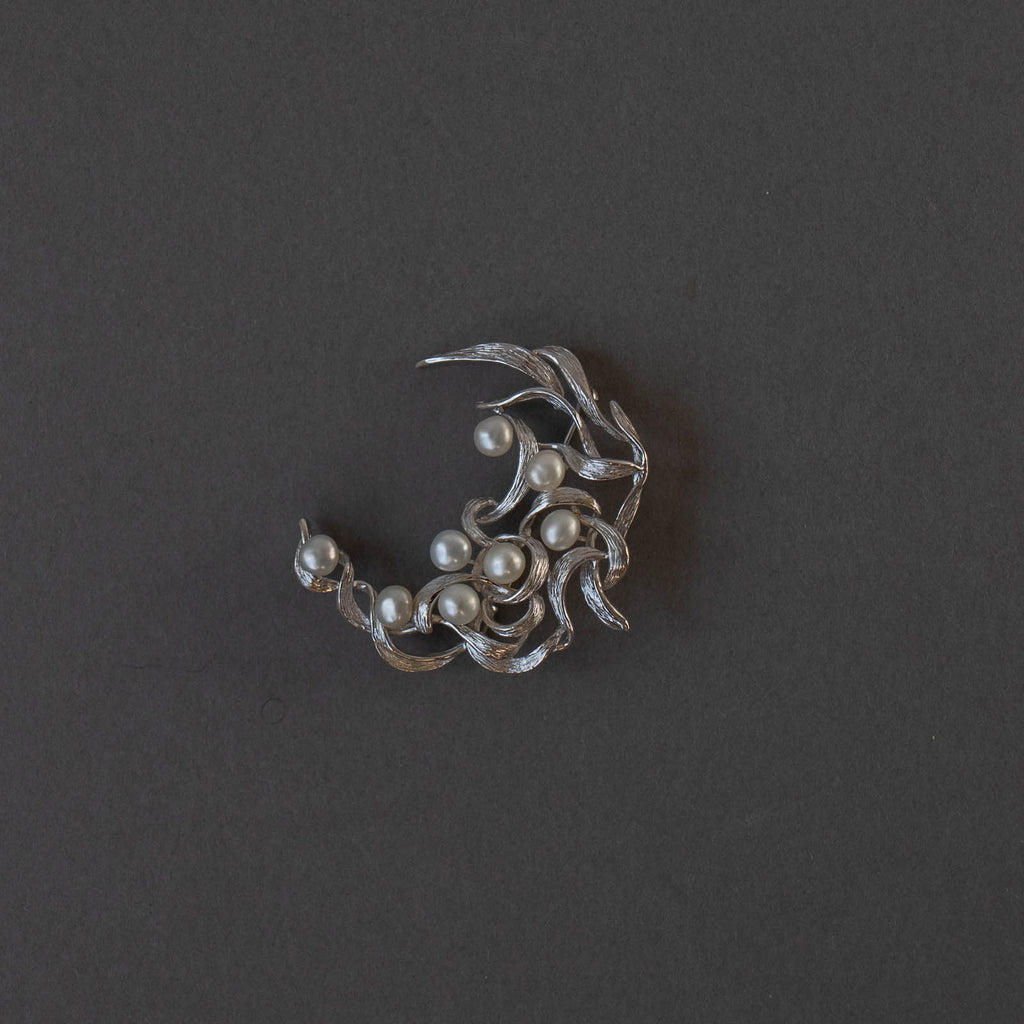 神保真珠商店 ブローチ VINTAGE 無核（SILVER）［期間限定販売］