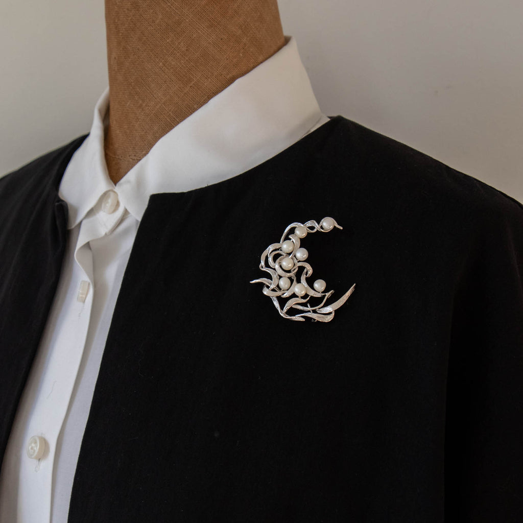 神保真珠商店 ブローチ VINTAGE 無核（SILVER）［期間限定販売］