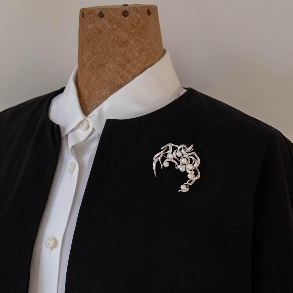 神保真珠商店 ブローチ VINTAGE 無核（SILVER）［期間限定販売］