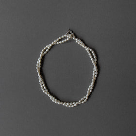 神保真珠商店 連ロングネックレス VINTAGE 無核 (SILVER)［期間限定販売］