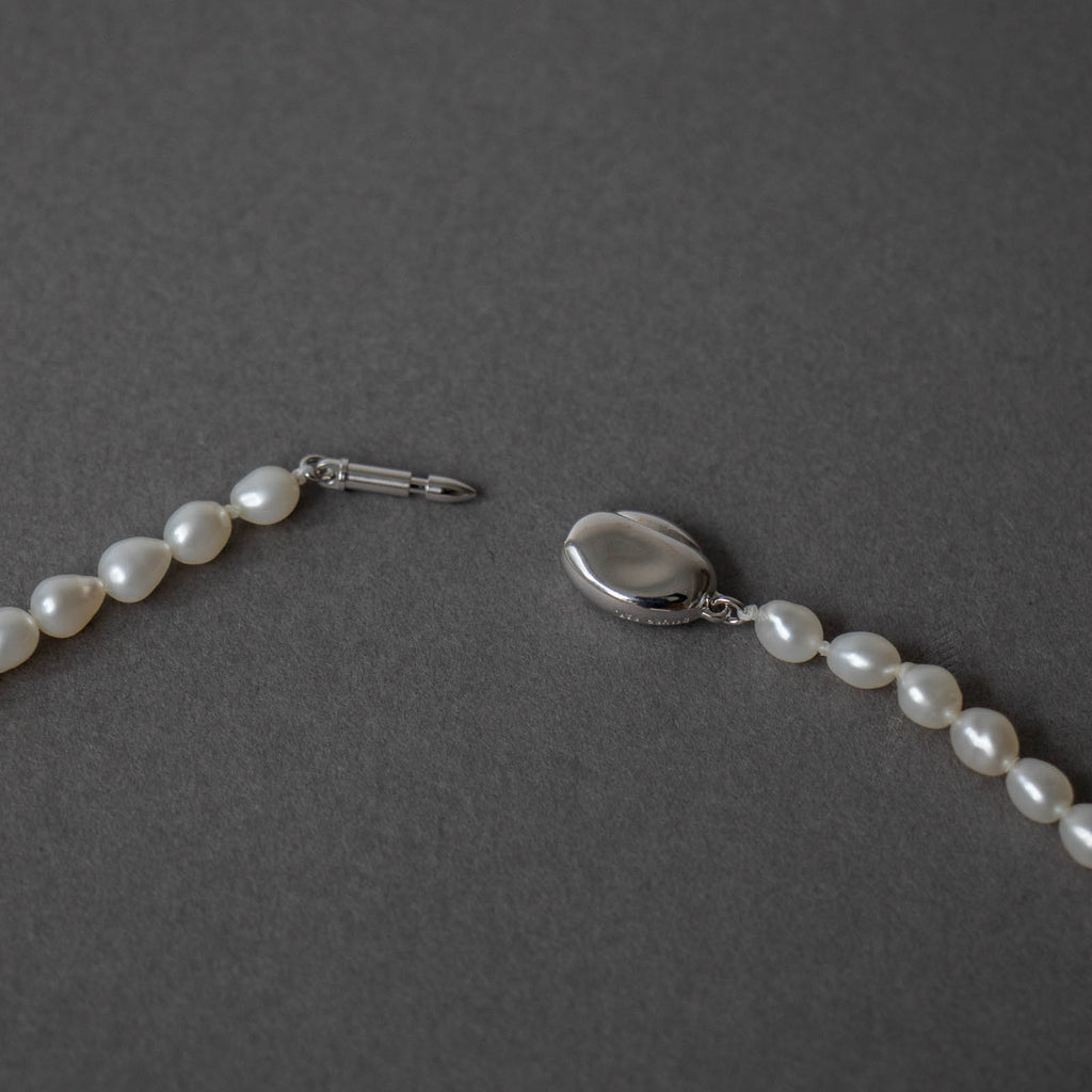 神保真珠商店 連ロングネックレス VINTAGE 無核 (SILVER)［期間限定販売］