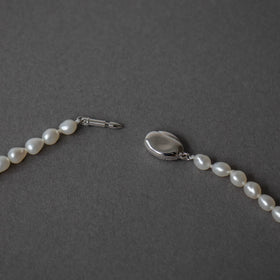 神保真珠商店 連ロングネックレス VINTAGE 無核 (SILVER)［期間限定販売］