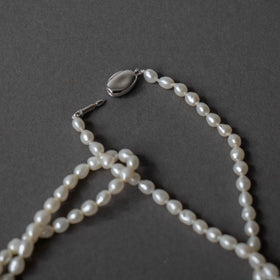 神保真珠商店 連ロングネックレス VINTAGE 無核 (SILVER)［期間限定販売］