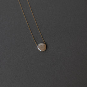 神保真珠商店 ボタン珠ネックレス 近江八幡 有核（K10 50cm）［期間限定販売］