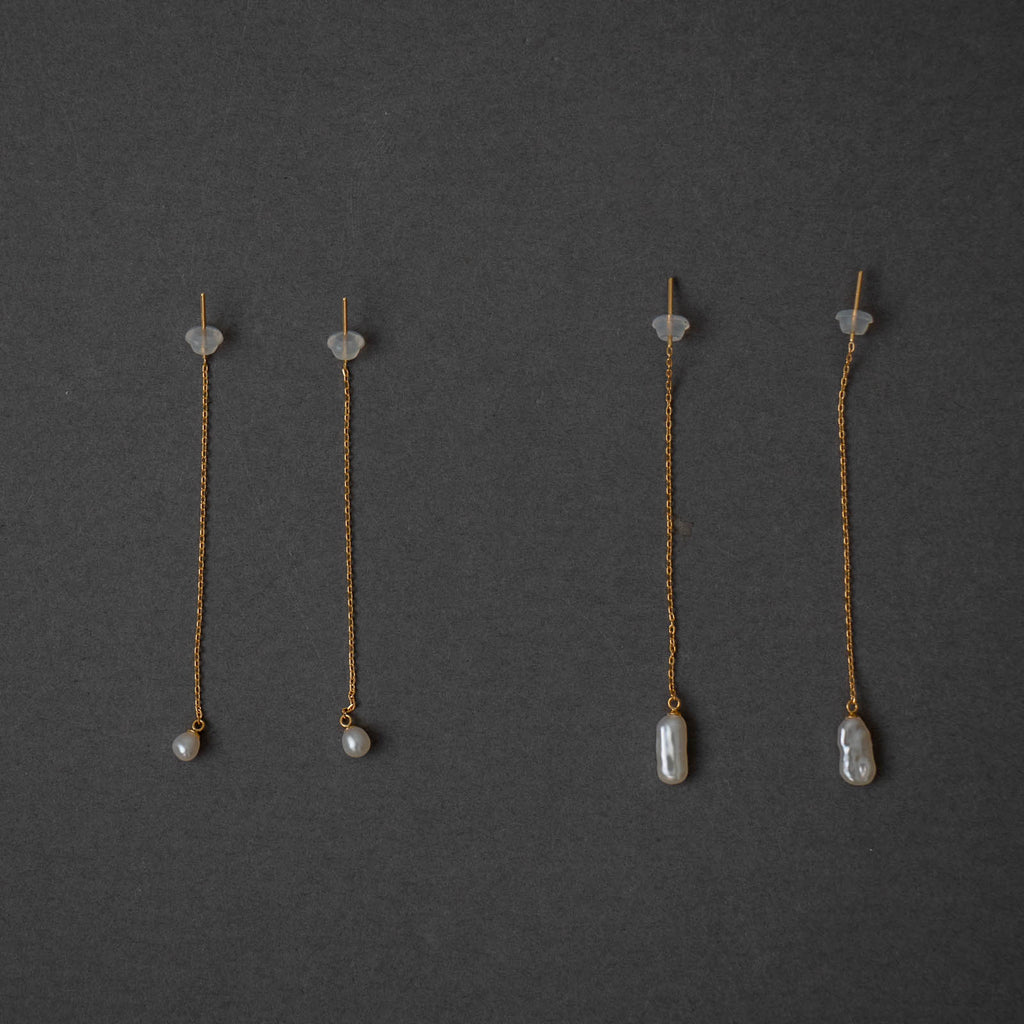 神保真珠商店 アメリカンピアス VINTAGE 無核（K18）［期間限定販売］