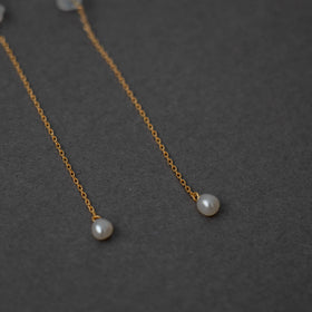 神保真珠商店 アメリカンピアス VINTAGE 無核（K18）［期間限定販売］