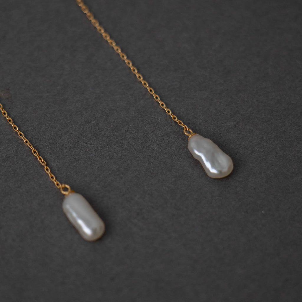 神保真珠商店 アメリカンピアス VINTAGE 無核（K18）［期間限定販売］