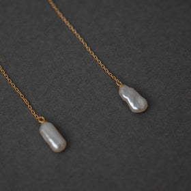 神保真珠商店 アメリカンピアス VINTAGE 無核（K18）［期間限定販売］