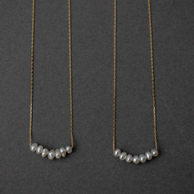 神保真珠商店 7珠ネックレス VINTAGE 無核（K10 40cm）［期間限定販売］