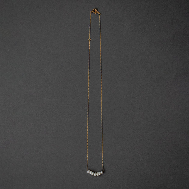 神保真珠商店 7珠ネックレス VINTAGE 無核（K10 40cm）［期間限定販売］