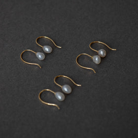 神保真珠商店 フックピアス VINTAGE 無核（K18）［期間限定販売］