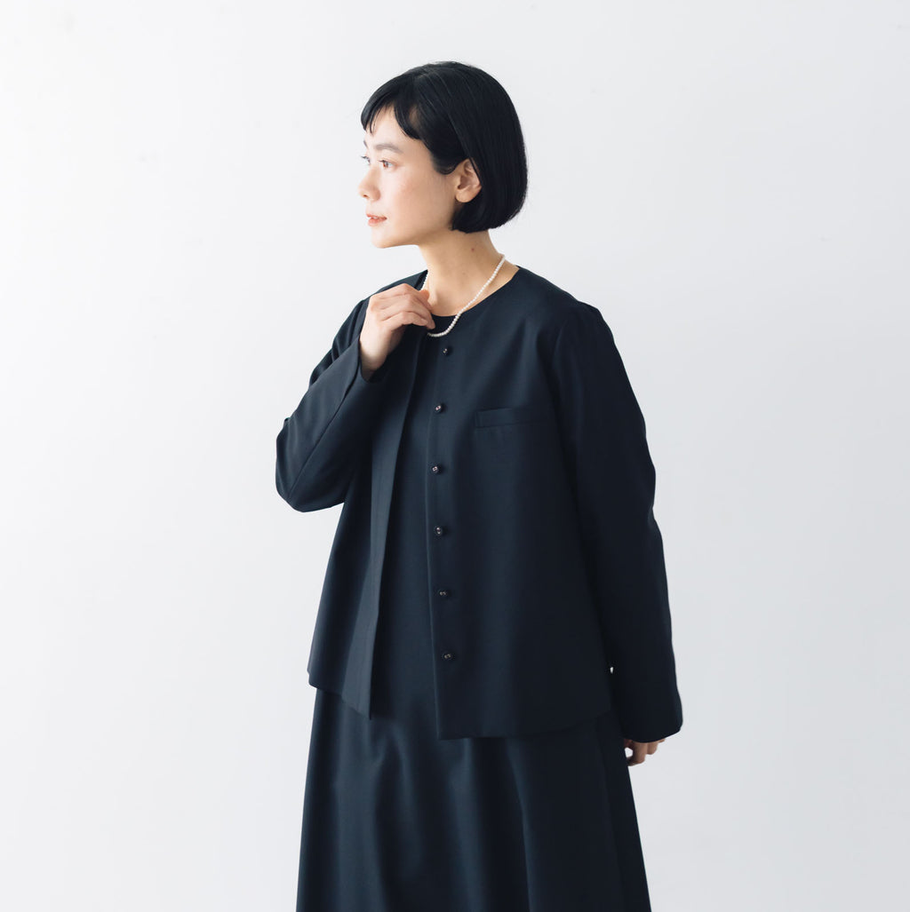 atelier naruse FORMAL ノーカラージャケット［期間限定販売］