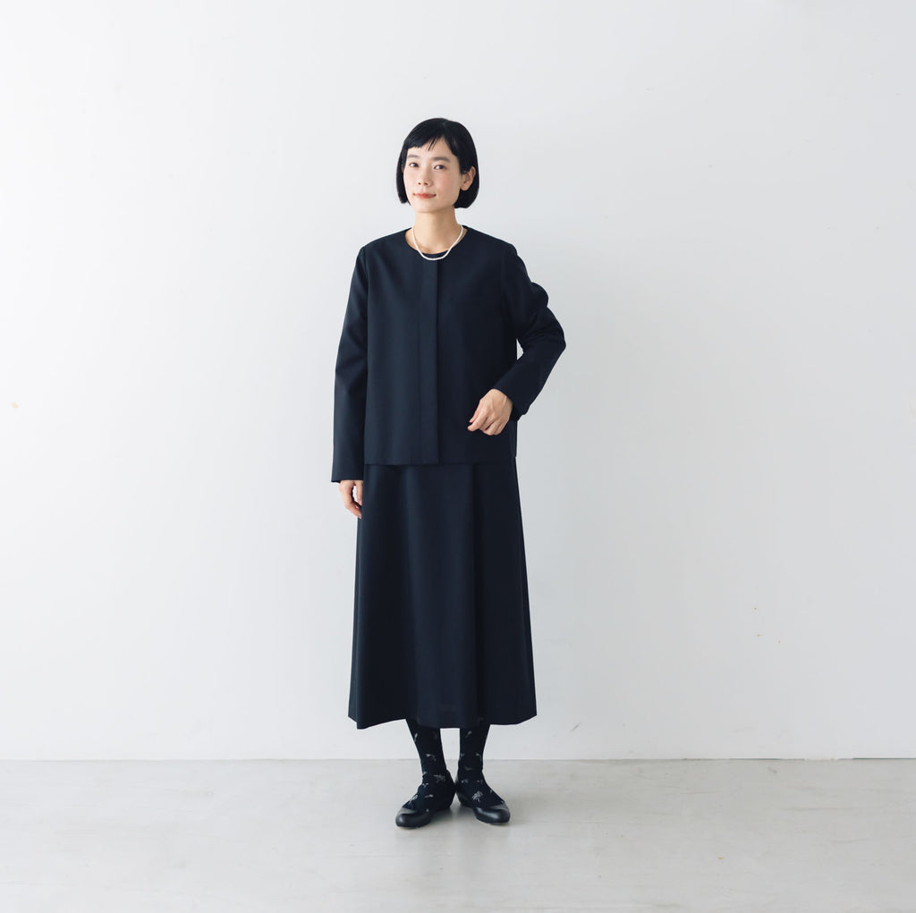 atelier naruse FORMAL ノーカラージャケット［期間限定販売］