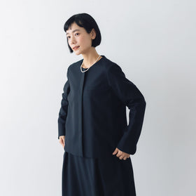 atelier naruse FORMAL ノーカラージャケット［期間限定販売］