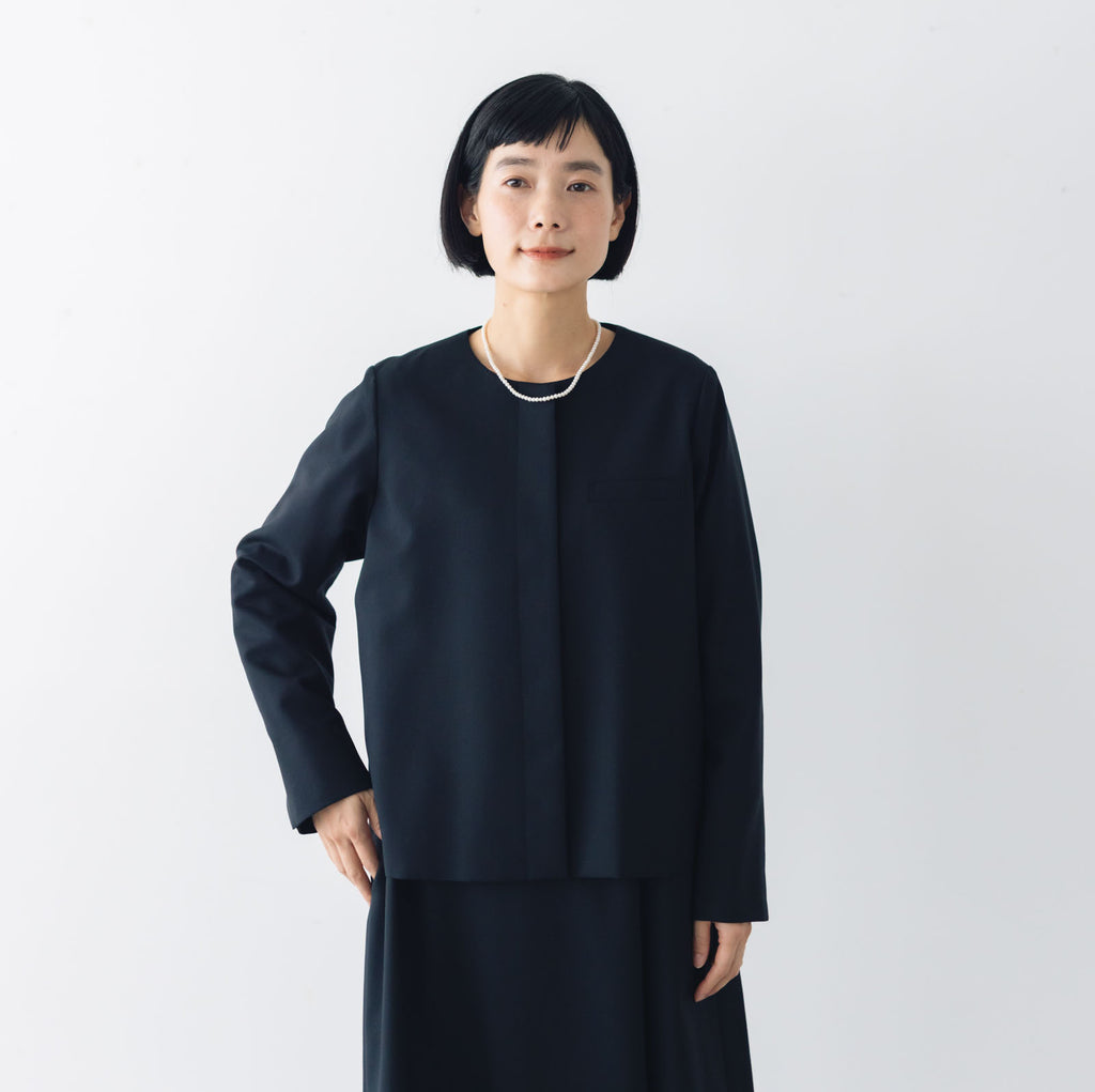 atelier naruse FORMAL ノーカラージャケット［期間限定販売］