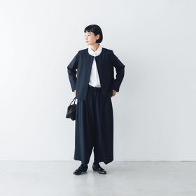 atelier naruse FORMAL コットン丸衿シャツ［期間限定販売］