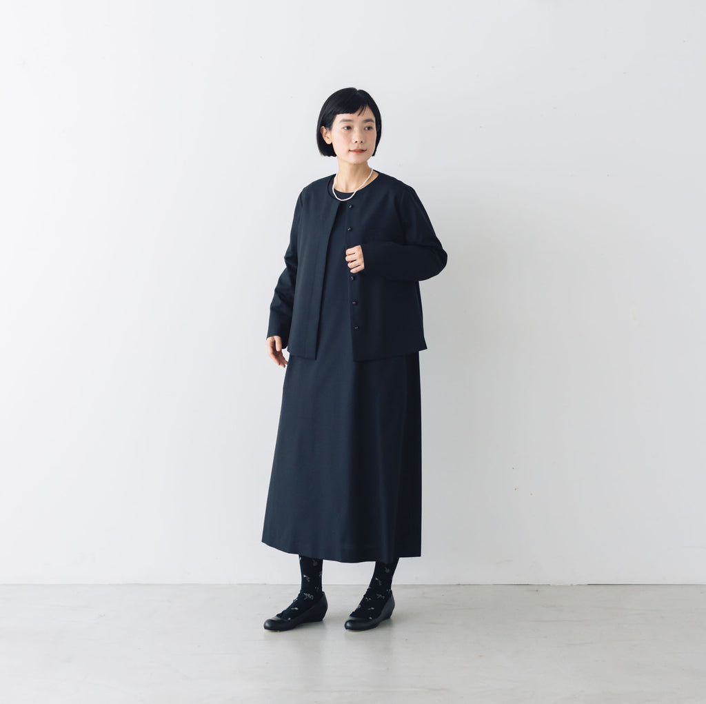 atelier naruse FORMAL ノーカラージャケット［期間限定販売］