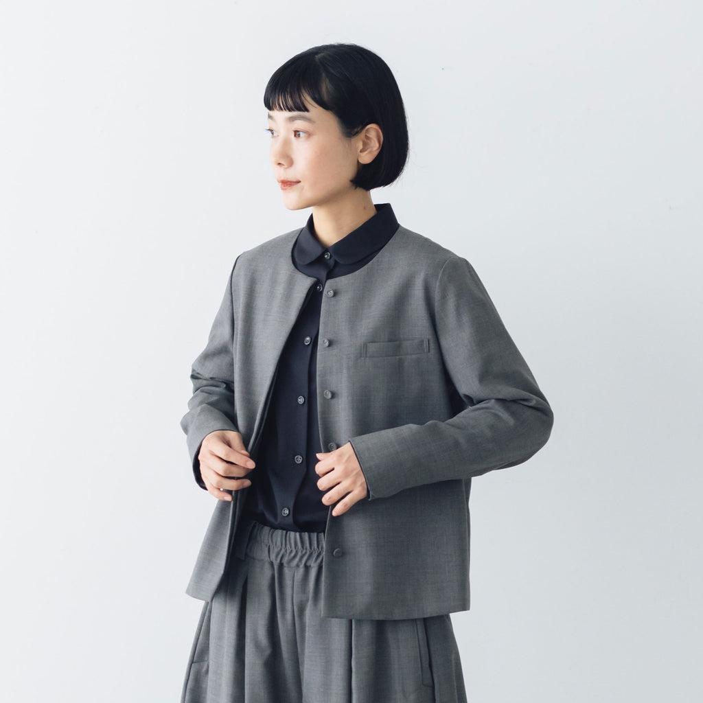 atelier naruse FORMAL ノーカラージャケット［期間限定販売］