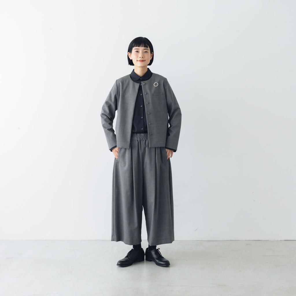 atelier naruse FORMAL ノーカラージャケット［期間限定販売］