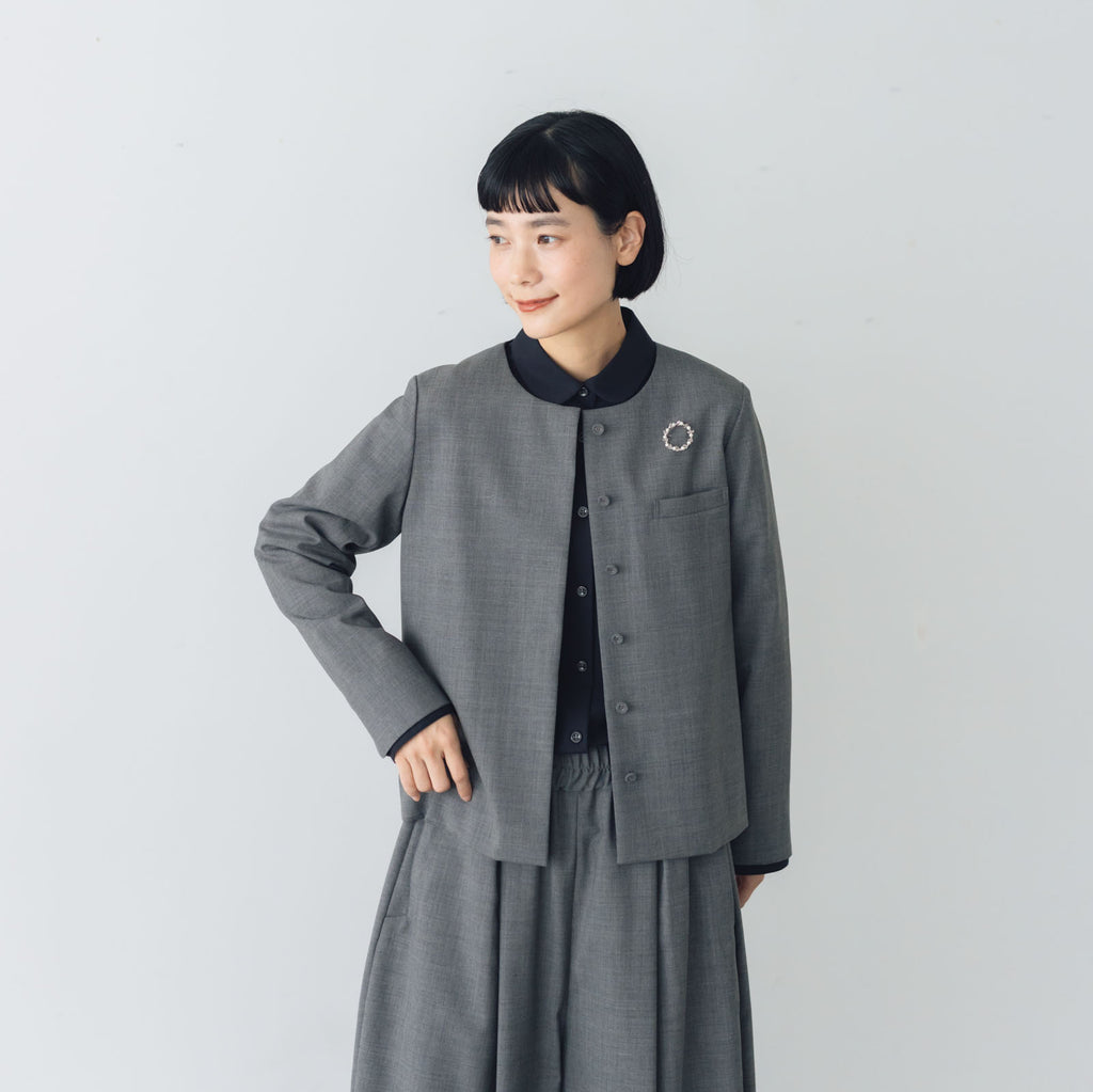 atelier naruse FORMAL ノーカラージャケット［期間限定販売］
