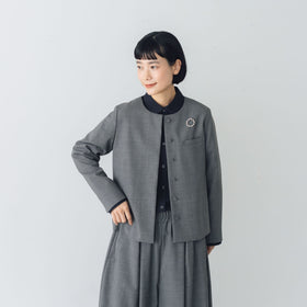 atelier naruse FORMAL ノーカラージャケット［期間限定販売］