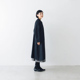 atelier naruse FORMAL コットンスタンドカラーコート［期間限定販売］