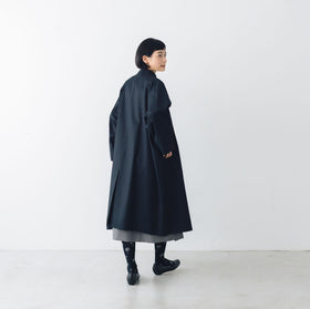 atelier naruse FORMAL コットンスタンドカラーコート［期間限定販売］