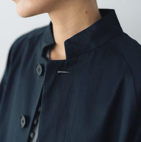 atelier naruse FORMAL コットンスタンドカラーコート［期間限定販売］