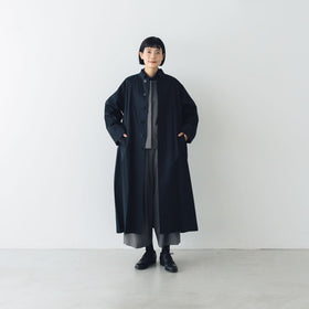 atelier naruse FORMAL コットンスタンドカラーコート［期間限定販売］