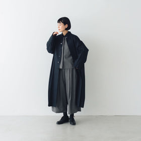 atelier naruse FORMAL コットンスタンドカラーコート［期間限定販売］