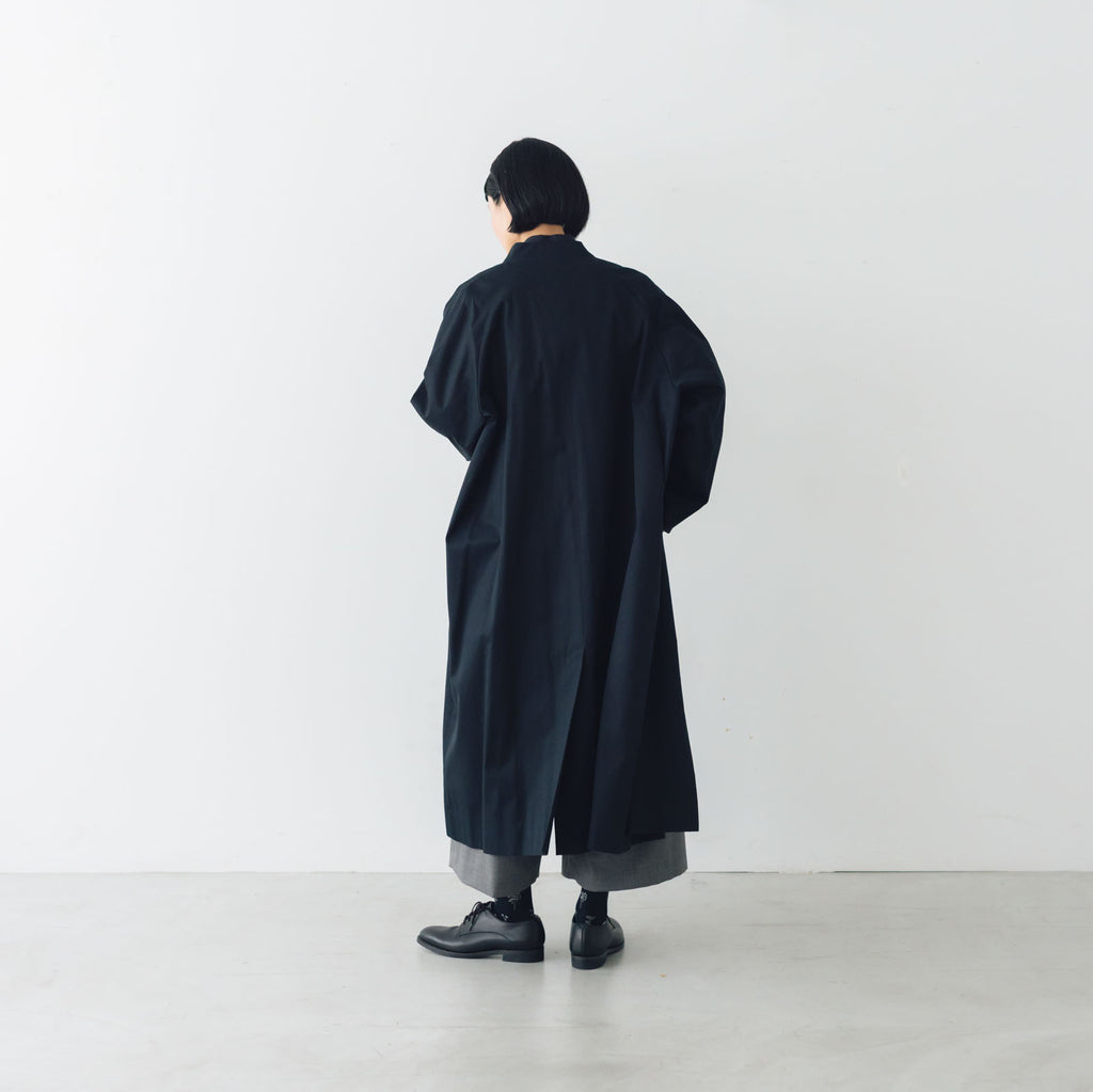 atelier naruse FORMAL コットンスタンドカラーコート［期間限定販売］