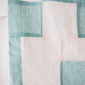 絲室 クロス 小 51角 モスリン／ブルー［期間限定販売］