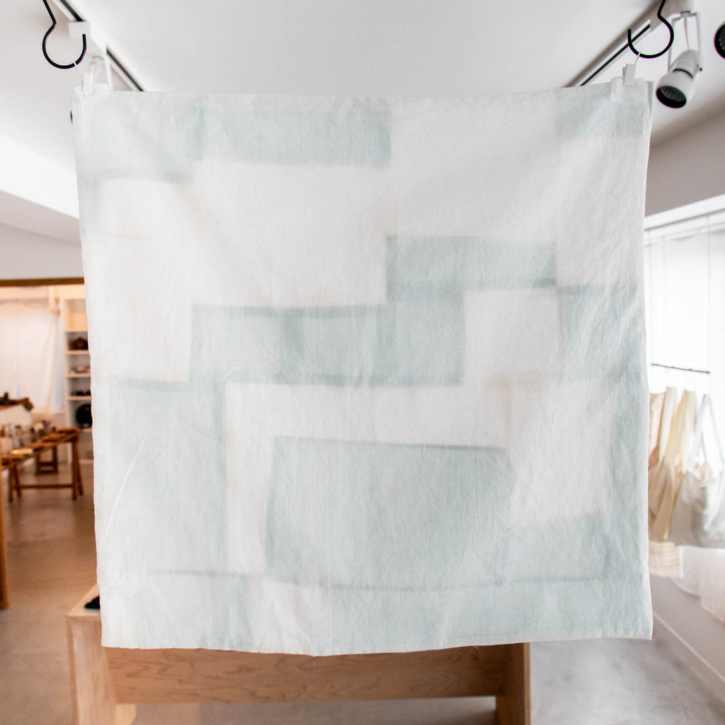 絲室 クロス 小 51角 モスリン／ブルー［期間限定販売］