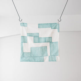 絲室 クロス 小 51角 モスリン／ブルー［期間限定販売］