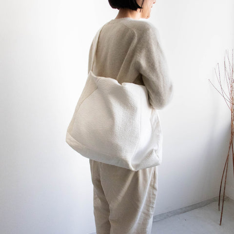 絲室 バッグ大 マチ付き コットン［期間限定販売］