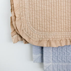 8182 ストライプイブル フリル（160×200cm）［期間限定販売］