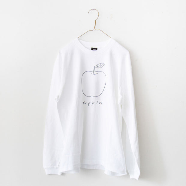 pot and tea アップル長袖Tシャツ［期間限定販売］