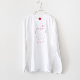 pot and tea アップル長袖Tシャツ［期間限定販売］