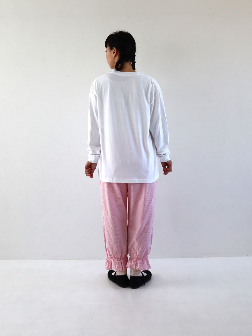 pot and tea アップル長袖Tシャツ［期間限定販売］