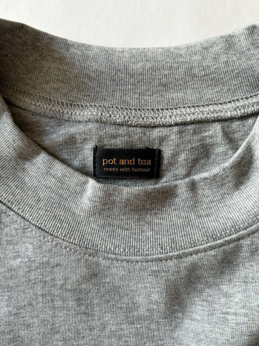 pot and tea パフ袖カットソー［期間限定販売］