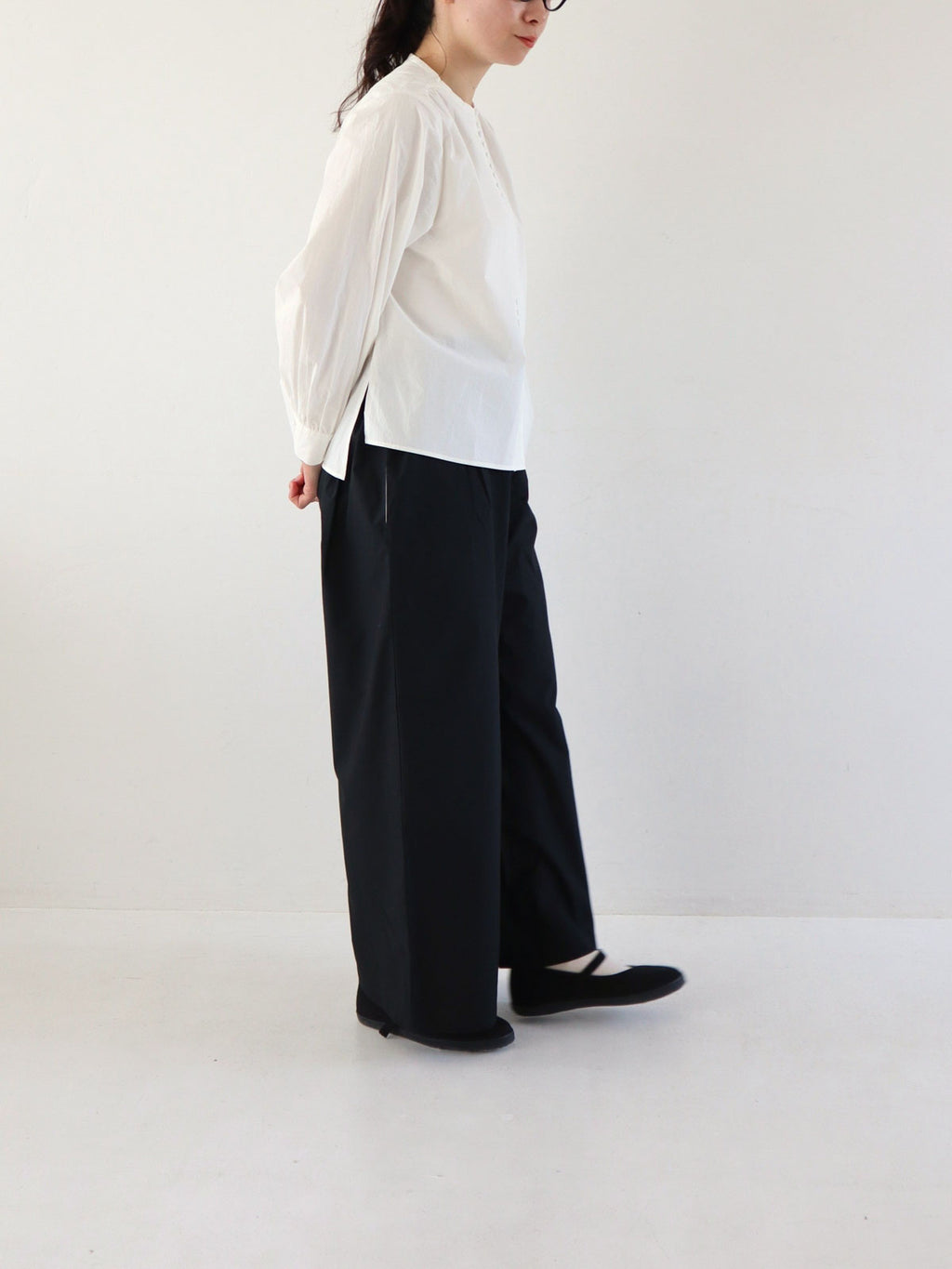 pot and tea シンプルワイドパンツ2［期間限定販売］