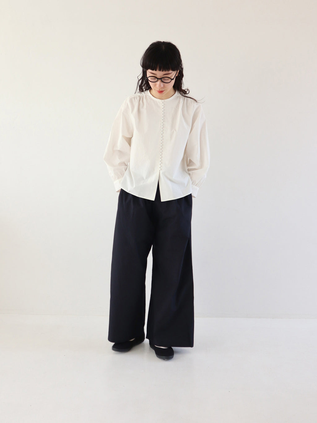 pot and tea シンプルワイドパンツ2［期間限定販売］