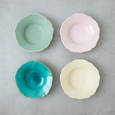 Awabi ware 輪花中深皿［一部期間限定販売］
