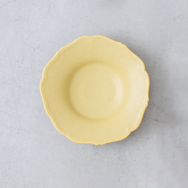 Awabi ware 輪花中深皿［一部期間限定販売］